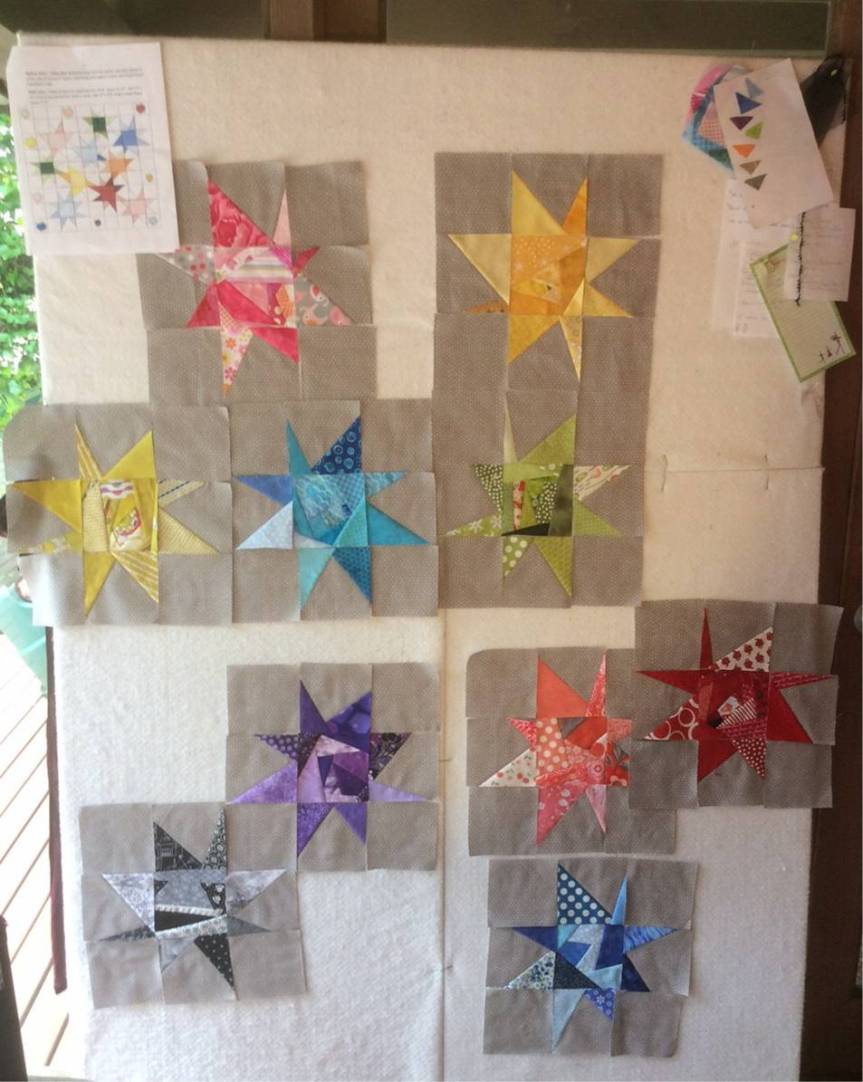 Workshops - wonky stars - Linda D more blocks
